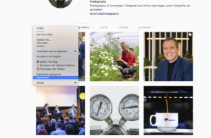 Posten op Instagram via desktop