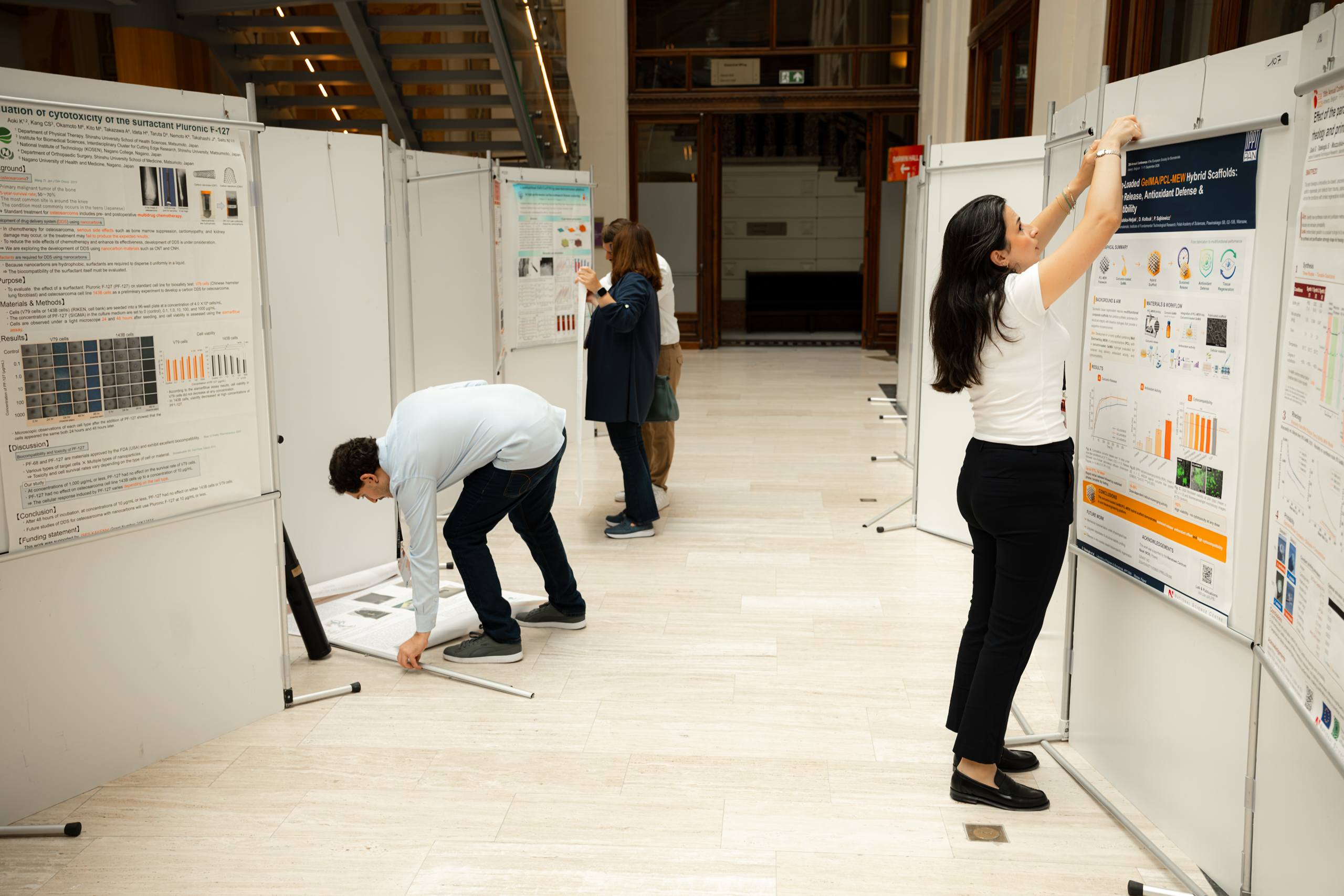 build up of poster session