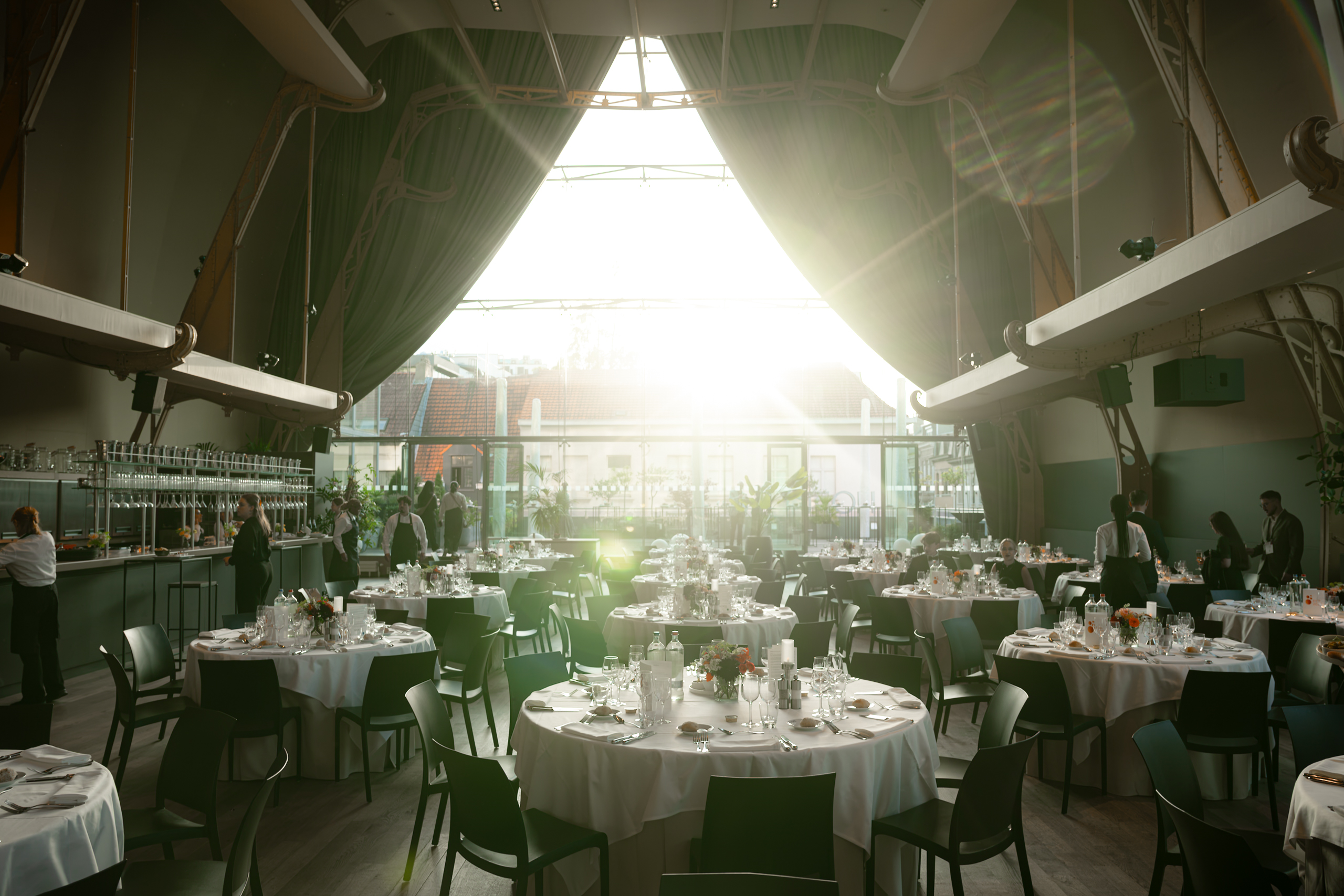 details at horta for the gala dinner