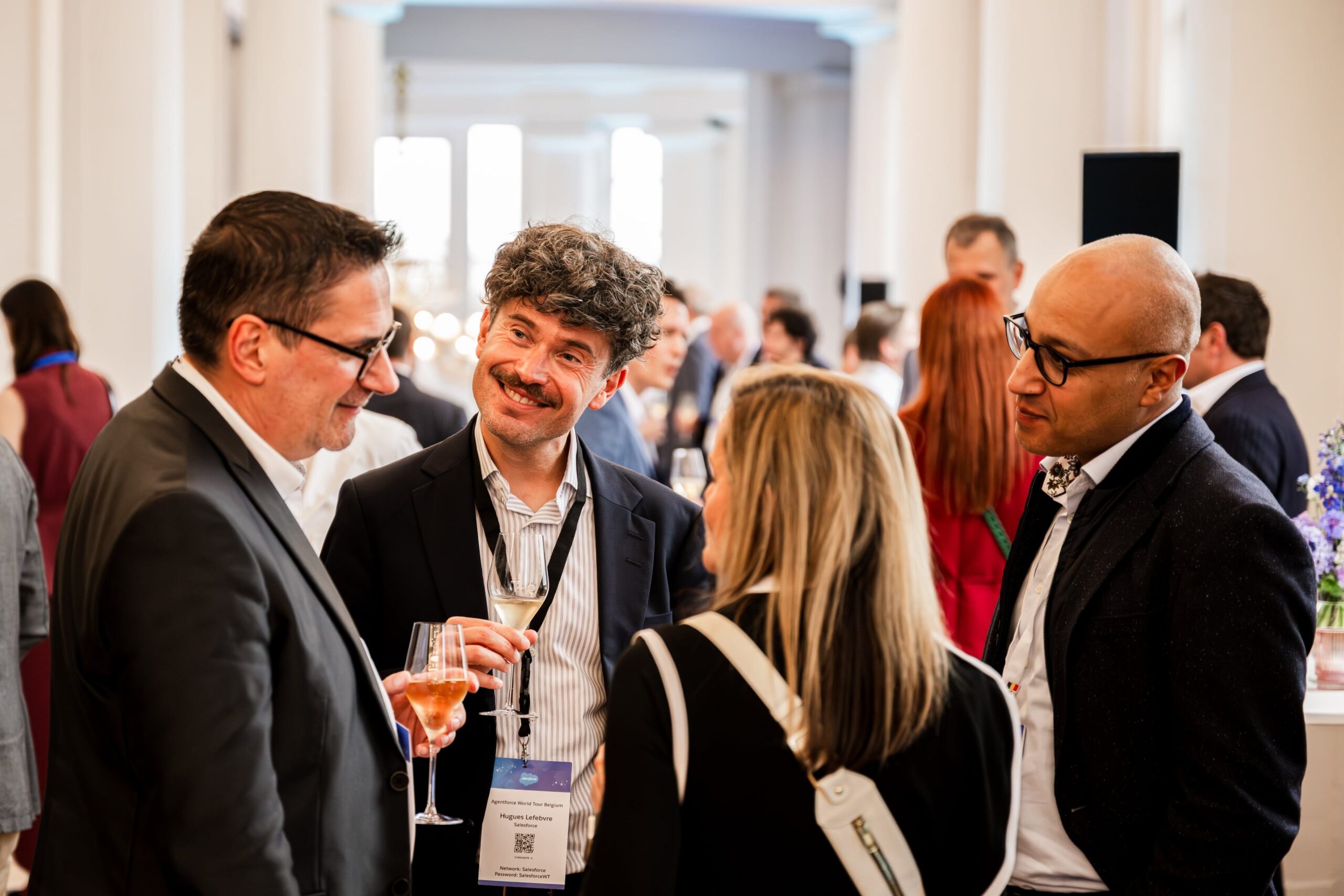 fotograaf op networkingevent in bozar brussel