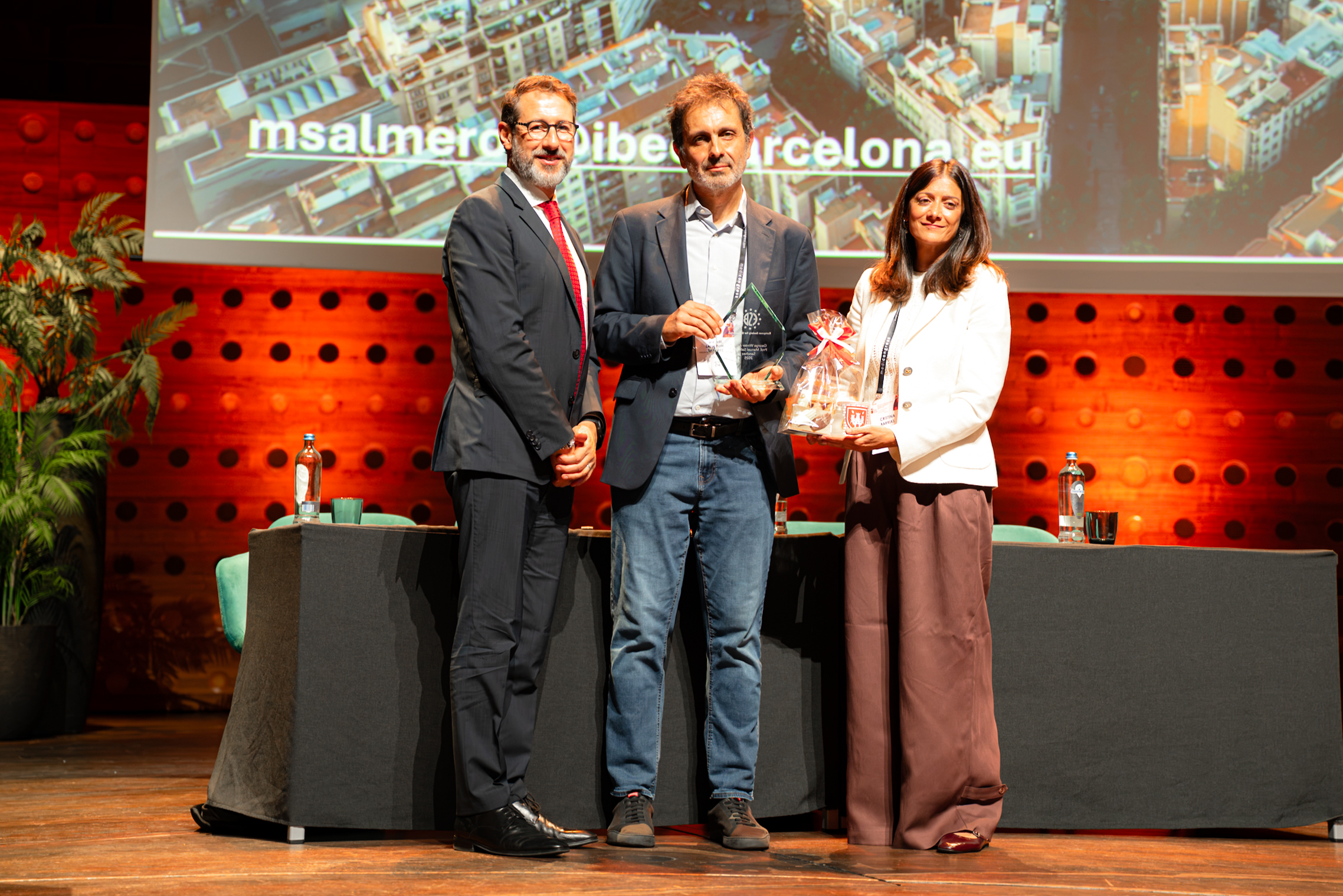group photo of prof. nicholas dunne, manuel salmeron sanchez and