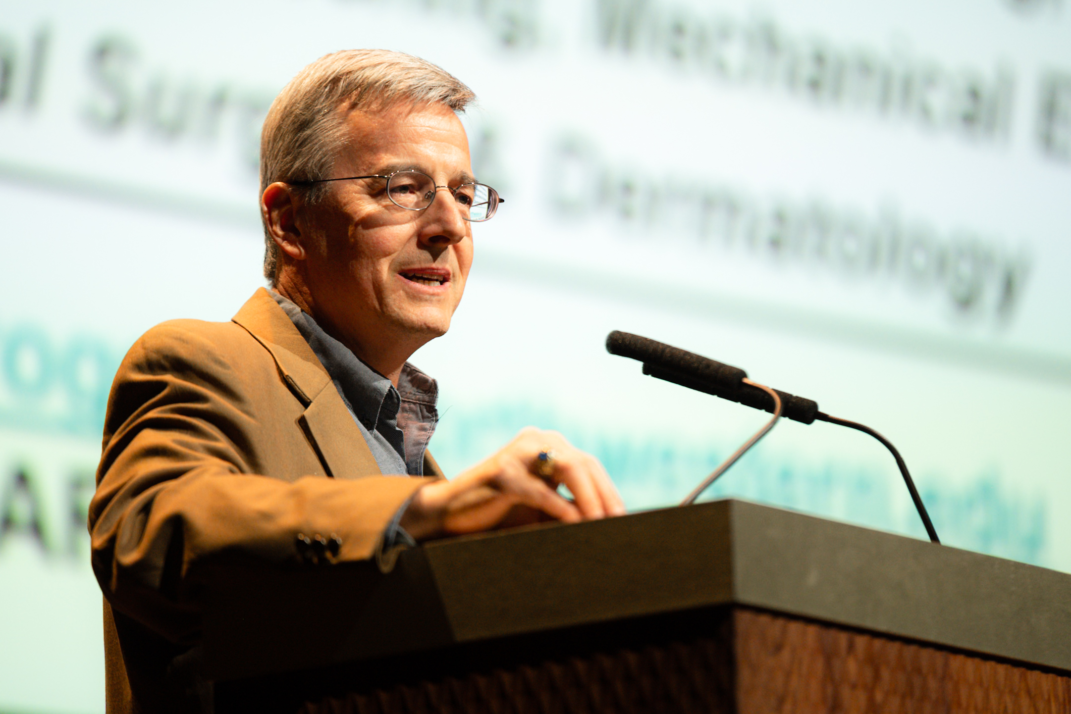 john a. rogers speaking at the esb2026 welcome & plenary lecture