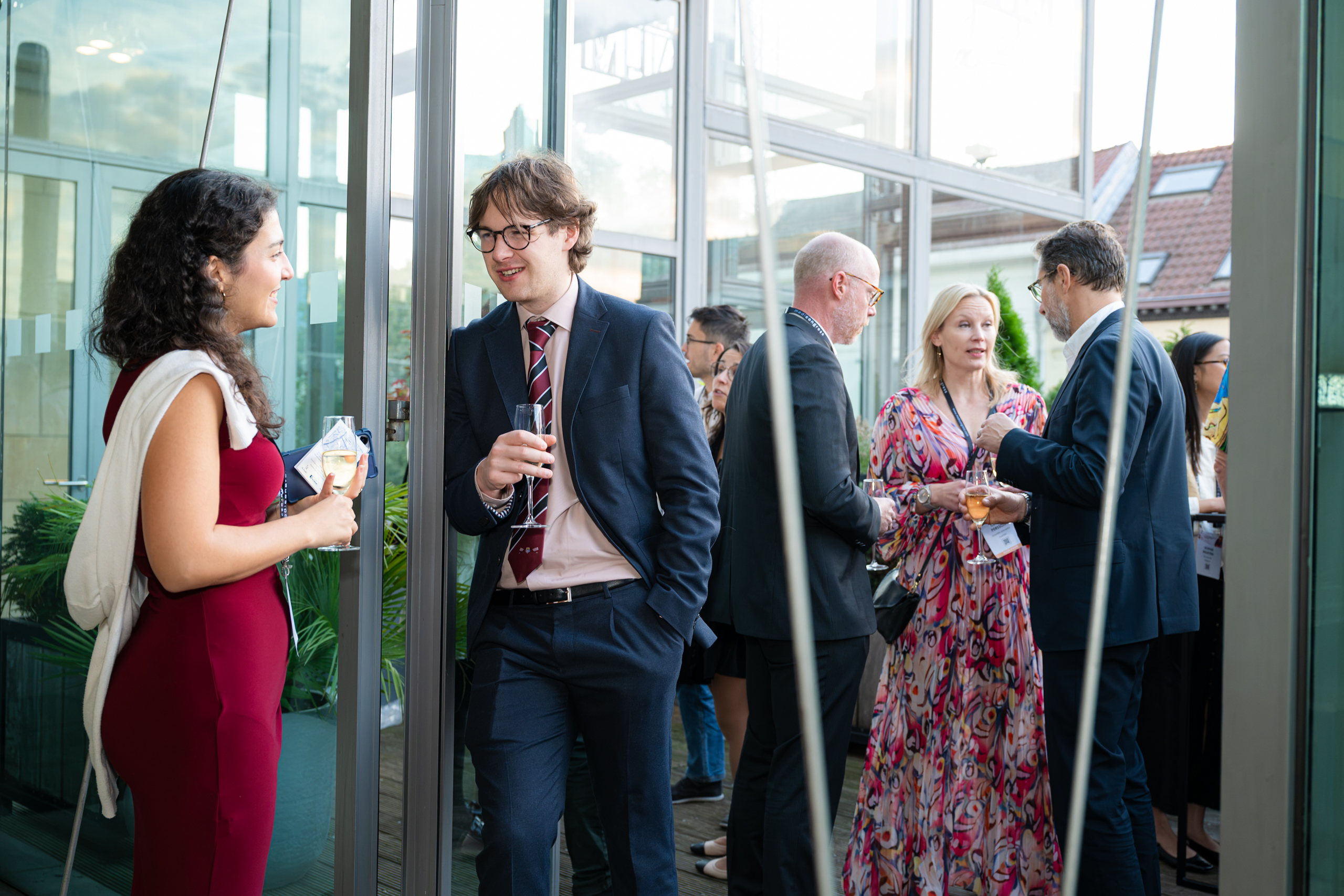 networking during gala dinner at horta