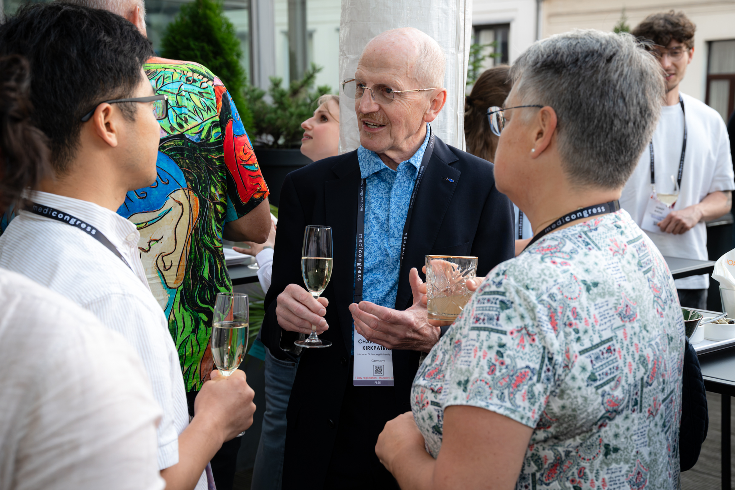 networking during gala dinner at horta