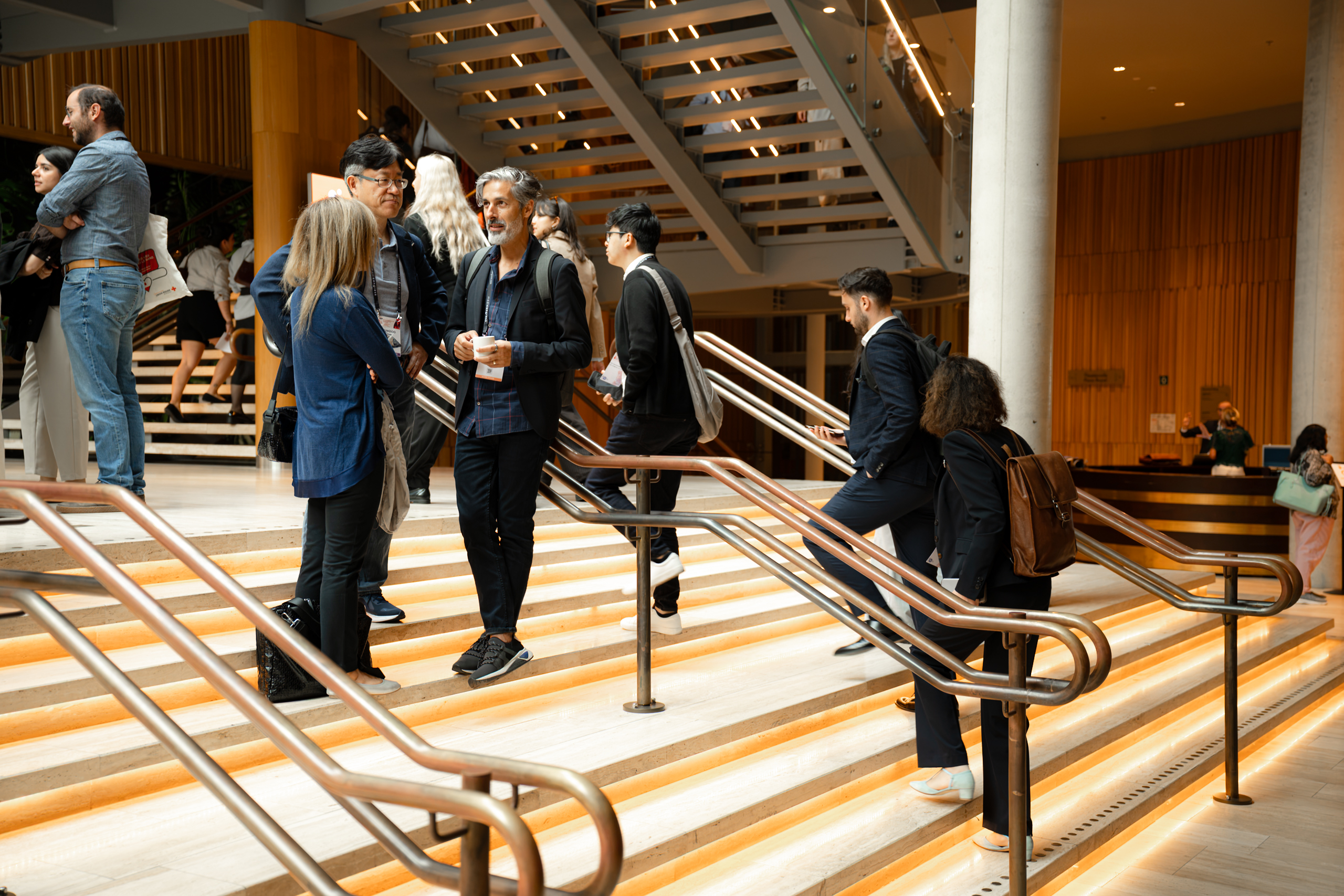 people moving between sessions at the esb 2026 congress