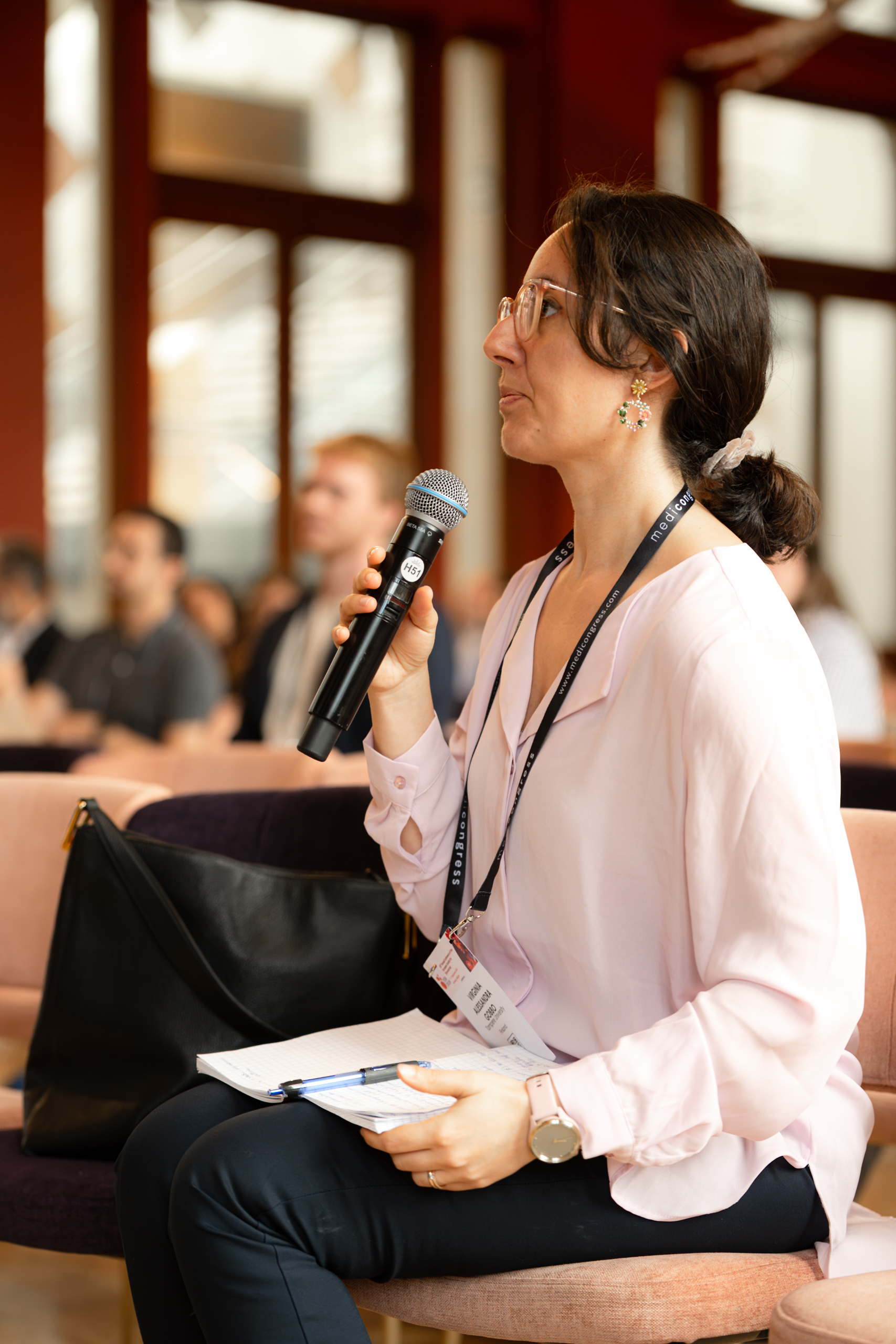 questions from the crowd during the sessions