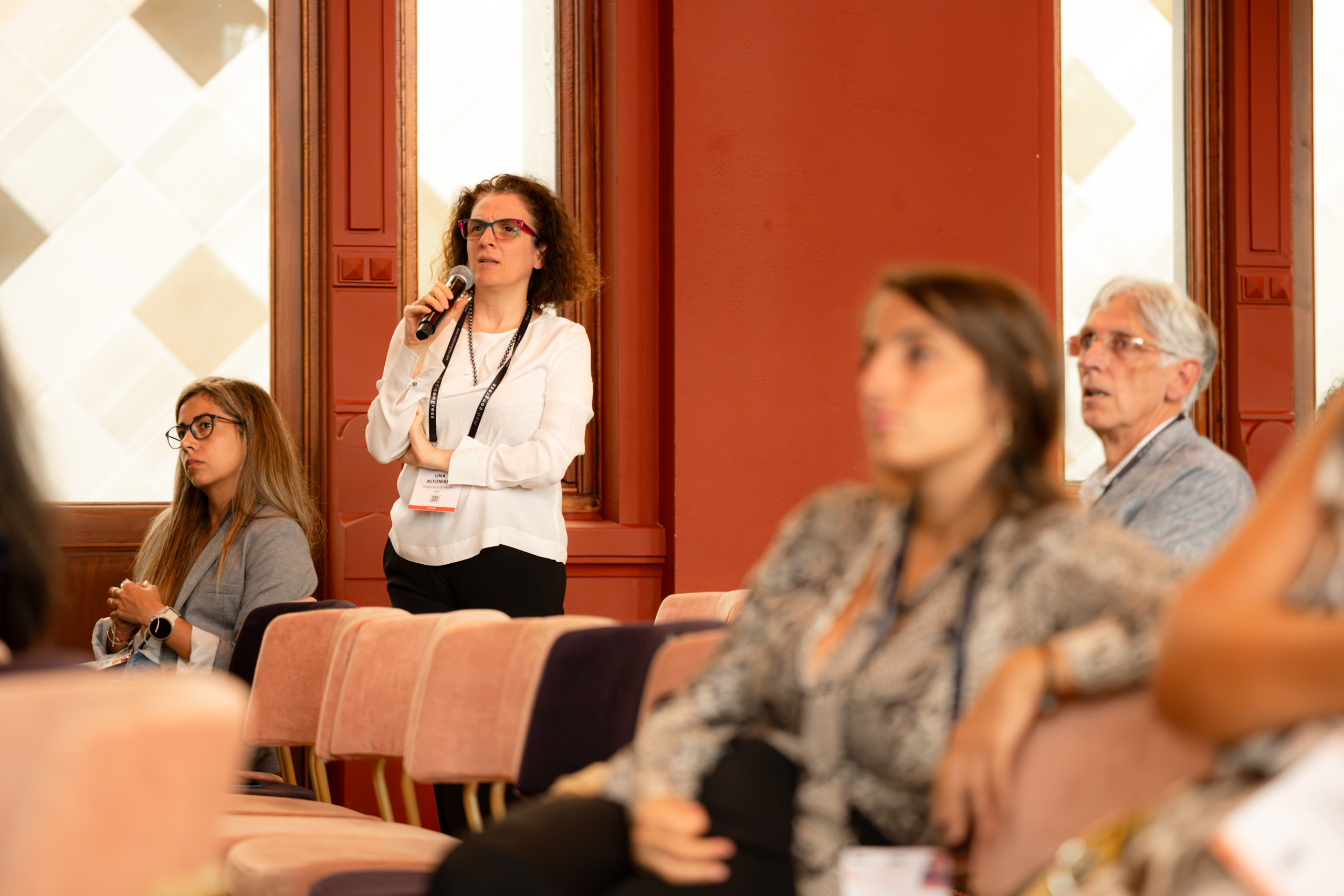 questions from the crowd during the sessions